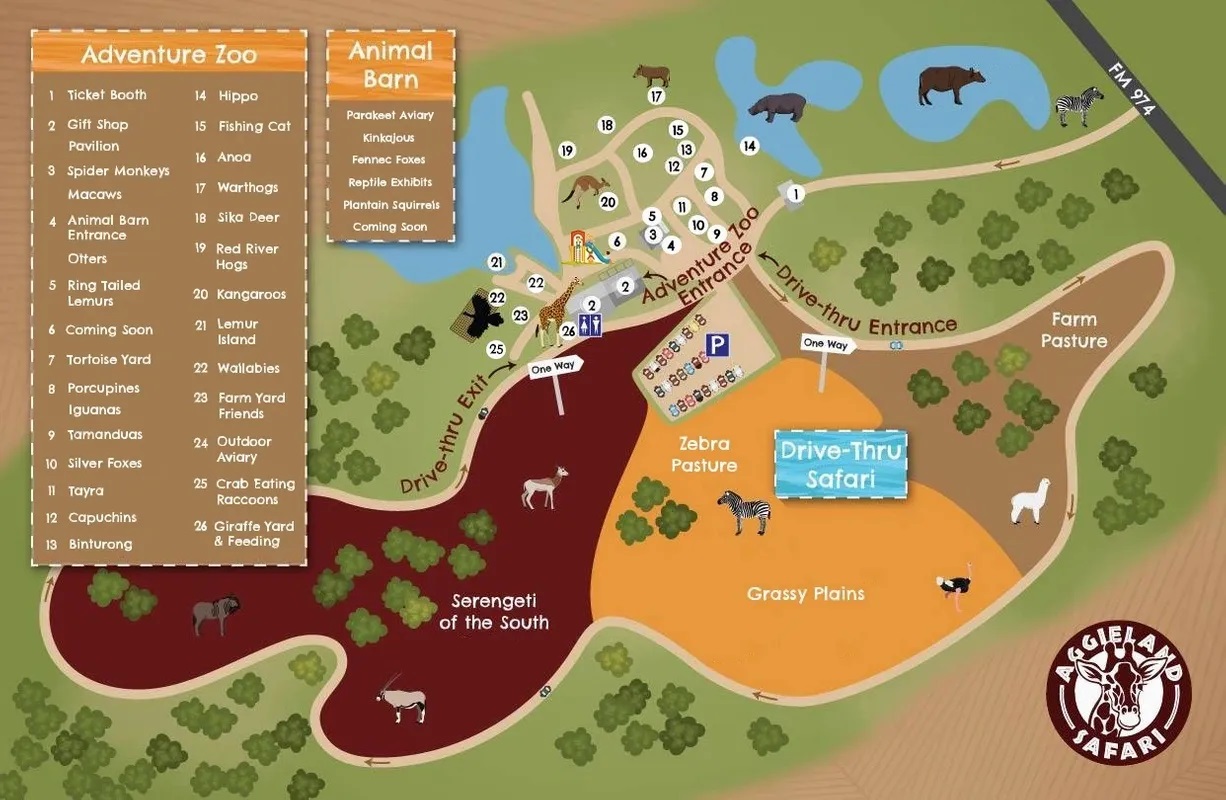 Aggieland Park Map